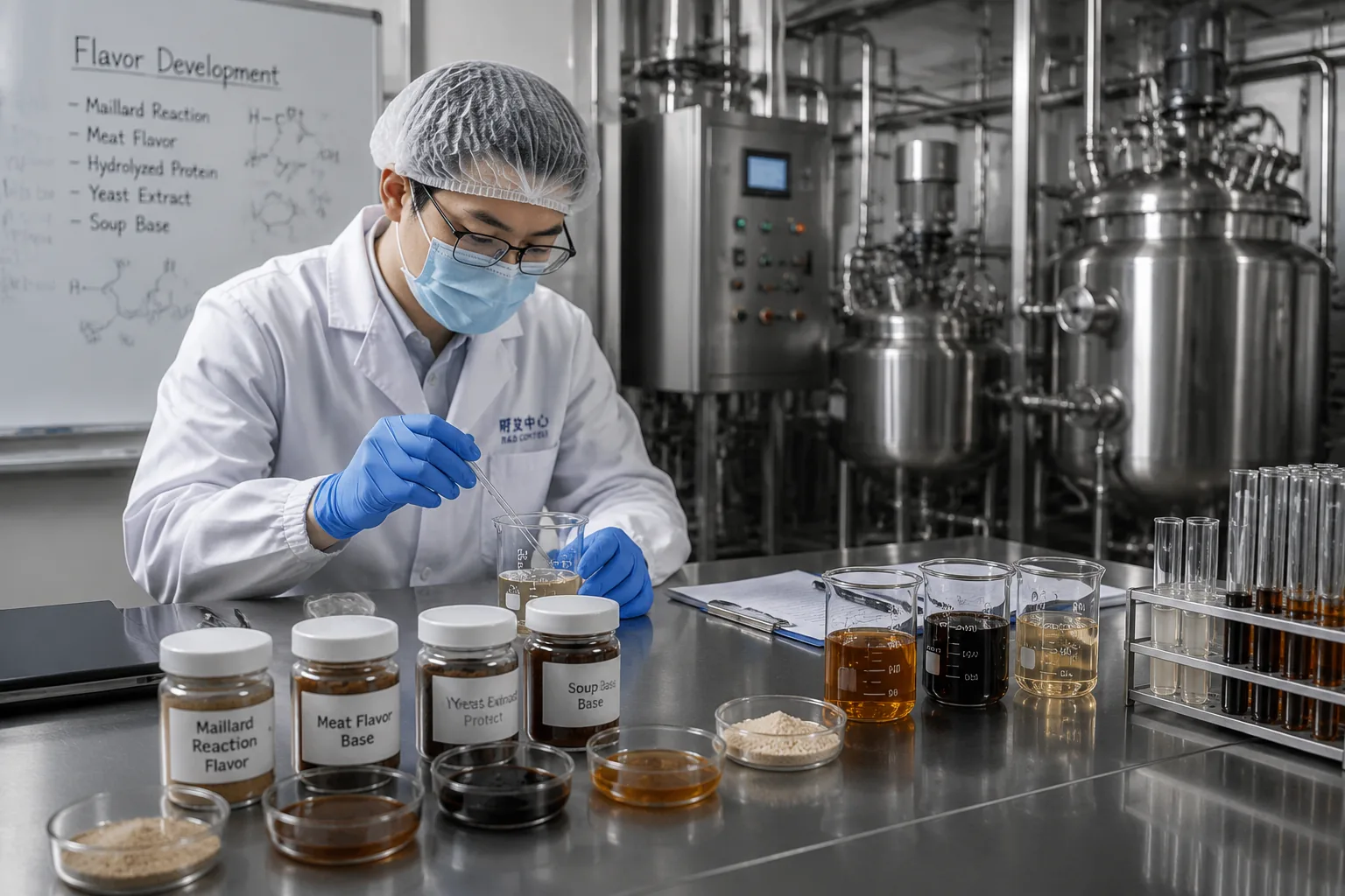 Reaction flavor development for savory food products