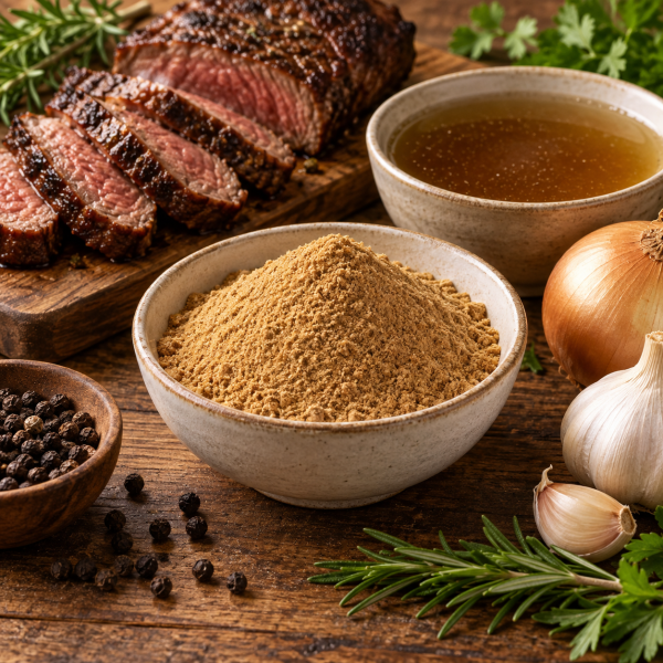 Beef Reaction Flavor for food manufacturers and savory food applications Beef Reaction Flavor