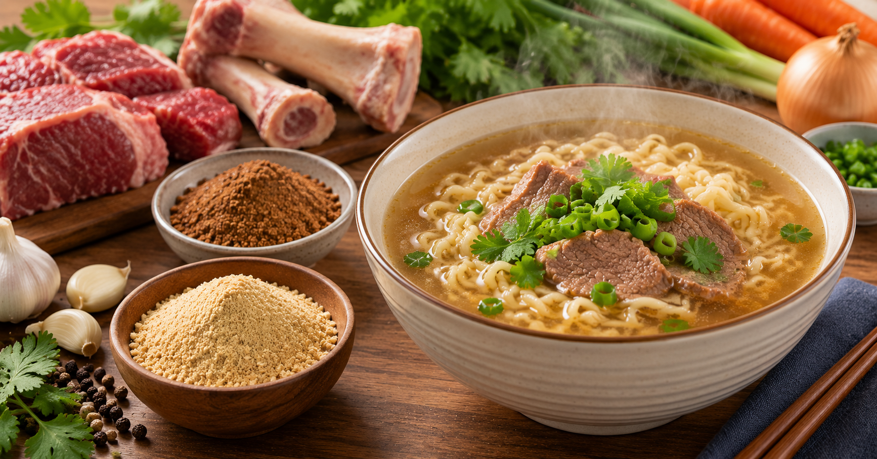 Giải pháp tạo vị nước dùng đậm đà cho sản xuất thực phẩm