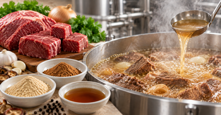 Hương vị thịt và reaction flavor sau quá trình gia nhiệt trong sản xuất thực phẩm