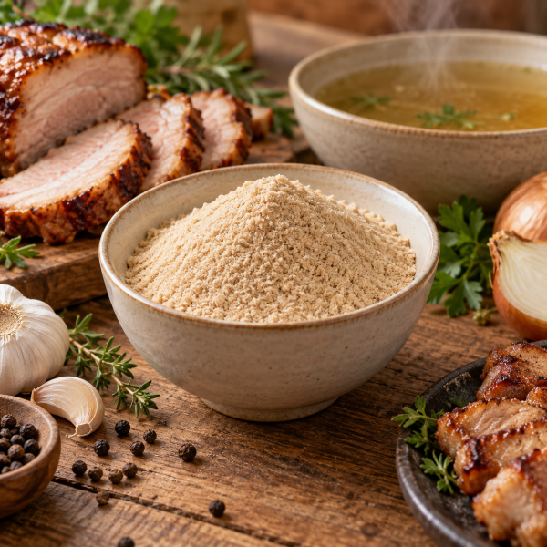 Pork flavor base for food manufacturers and savory food applications Pork Flavor Base