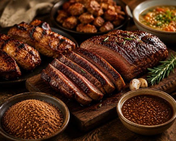 Roasted meat flavor solution for food manufacturers Roasted Meat Flavor for food manufacturing applications